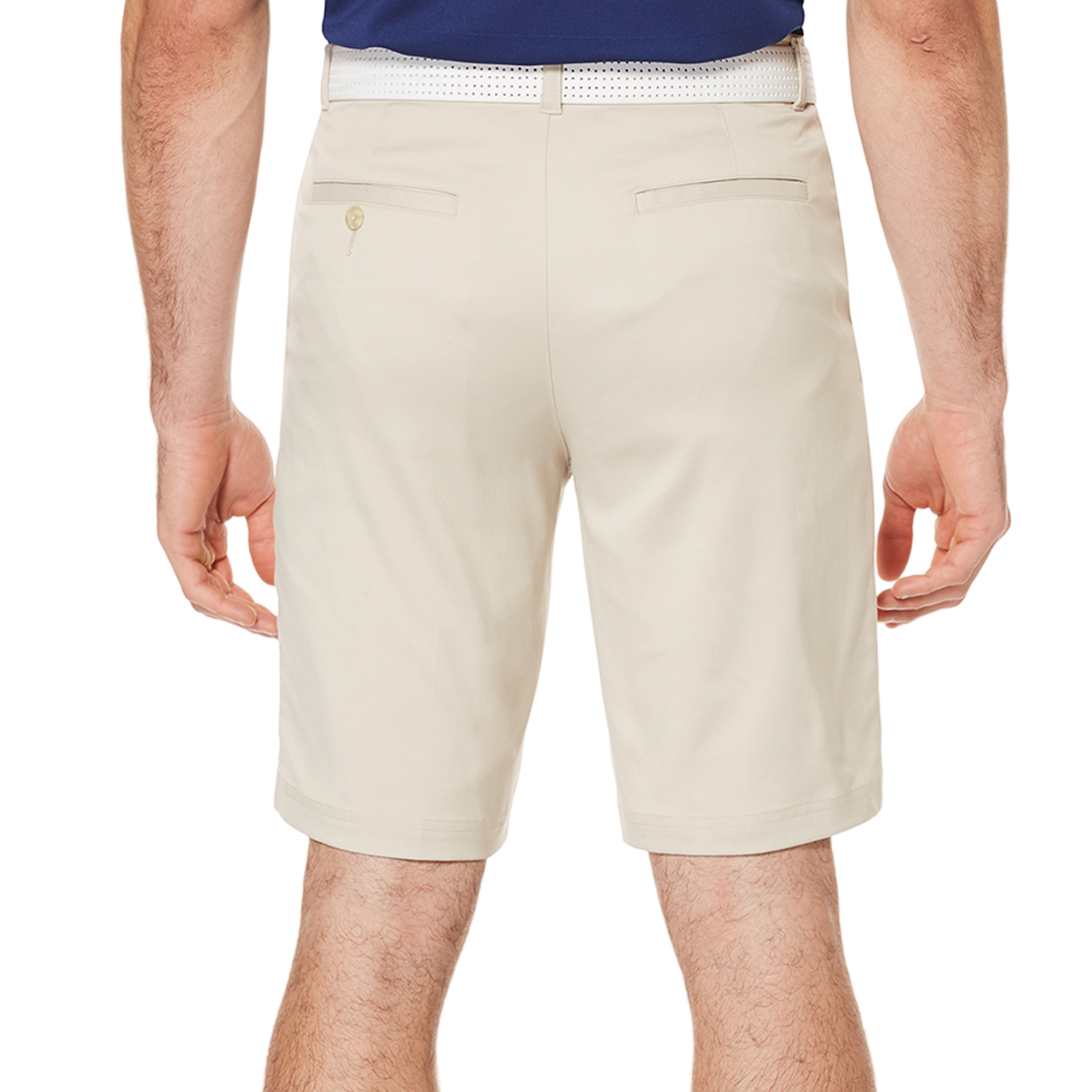 Flat Front Men's Active Waistband 9" Golf Shorts