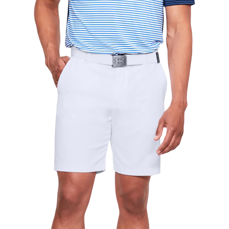 PGA TOUR Men's 7” Flat Front Golf Short with Active Waistband, Silver Lining,  30 : : Clothing, Shoes & Accessories