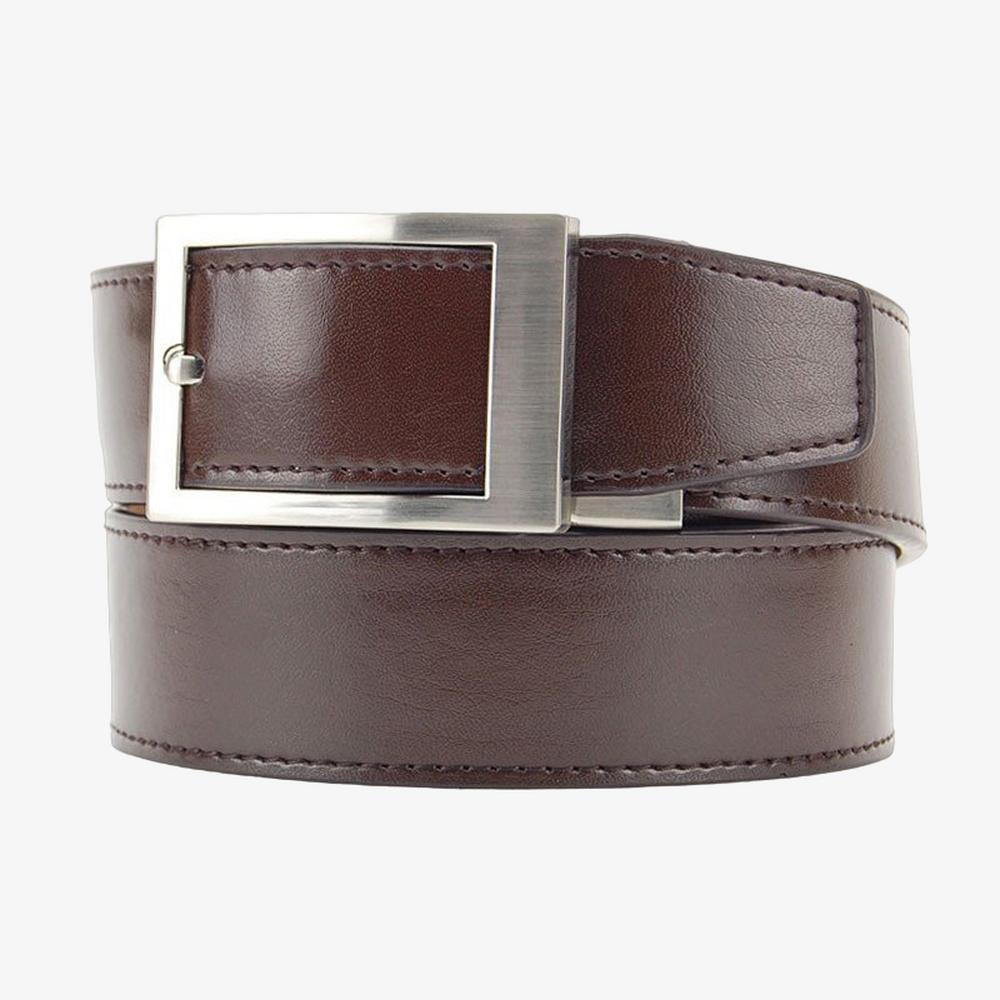 Nexbelt Essential Classic Dress Belt - Dark Brown
