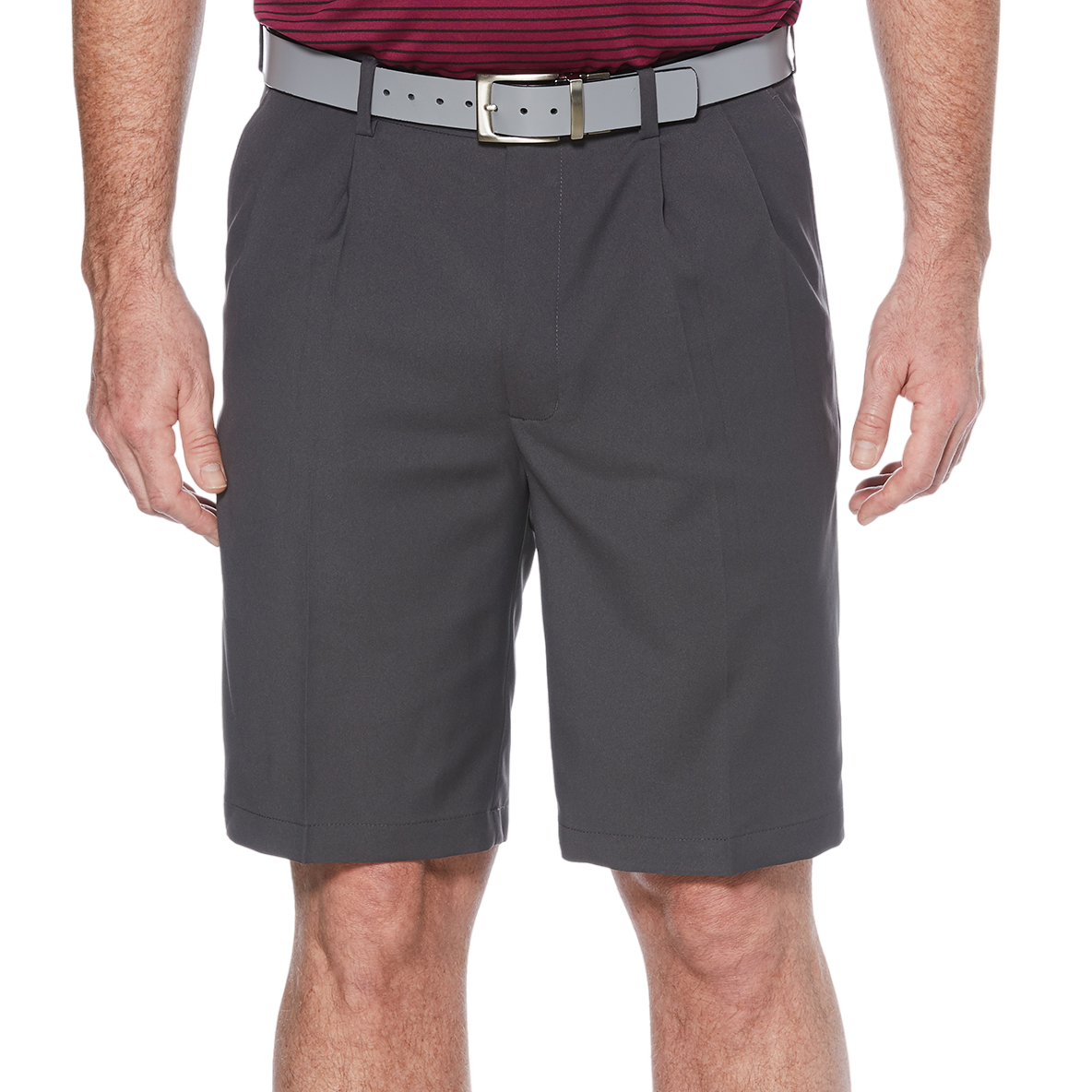 Pleated golf hot sale shorts