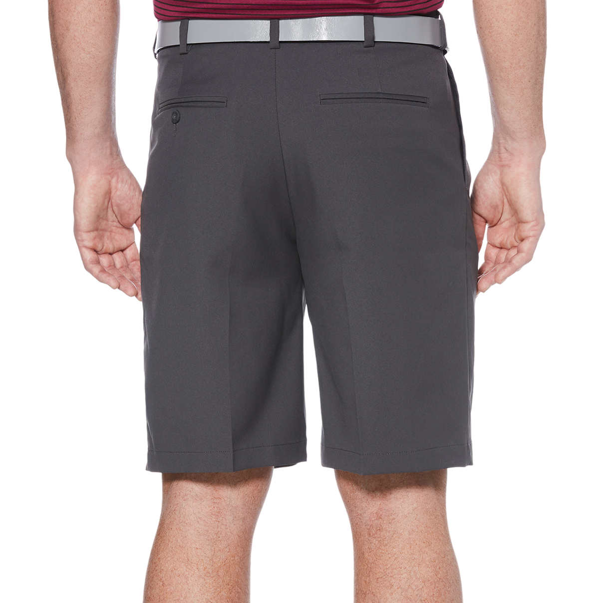 Men's Grand Slam Double-Pleated Active-Waistband Golf Shorts