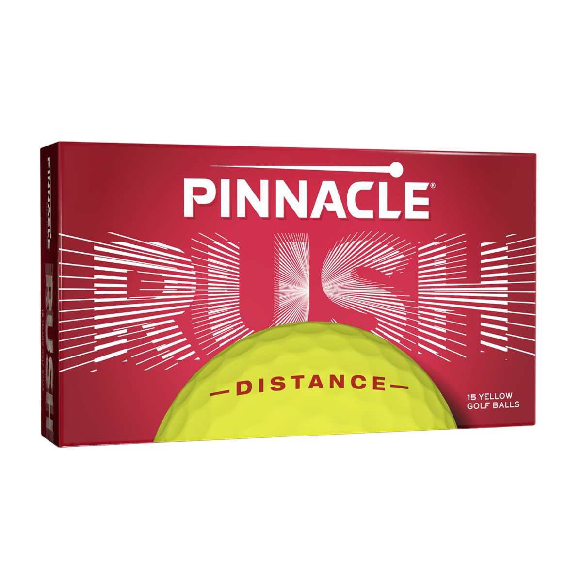 Pinnacle Rush Yellow Golf Balls 15 Pack