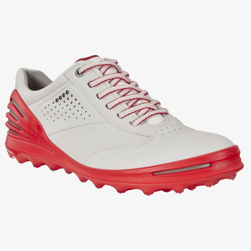 ECCO Cage Pro Men's Golf Shoe - White/Red