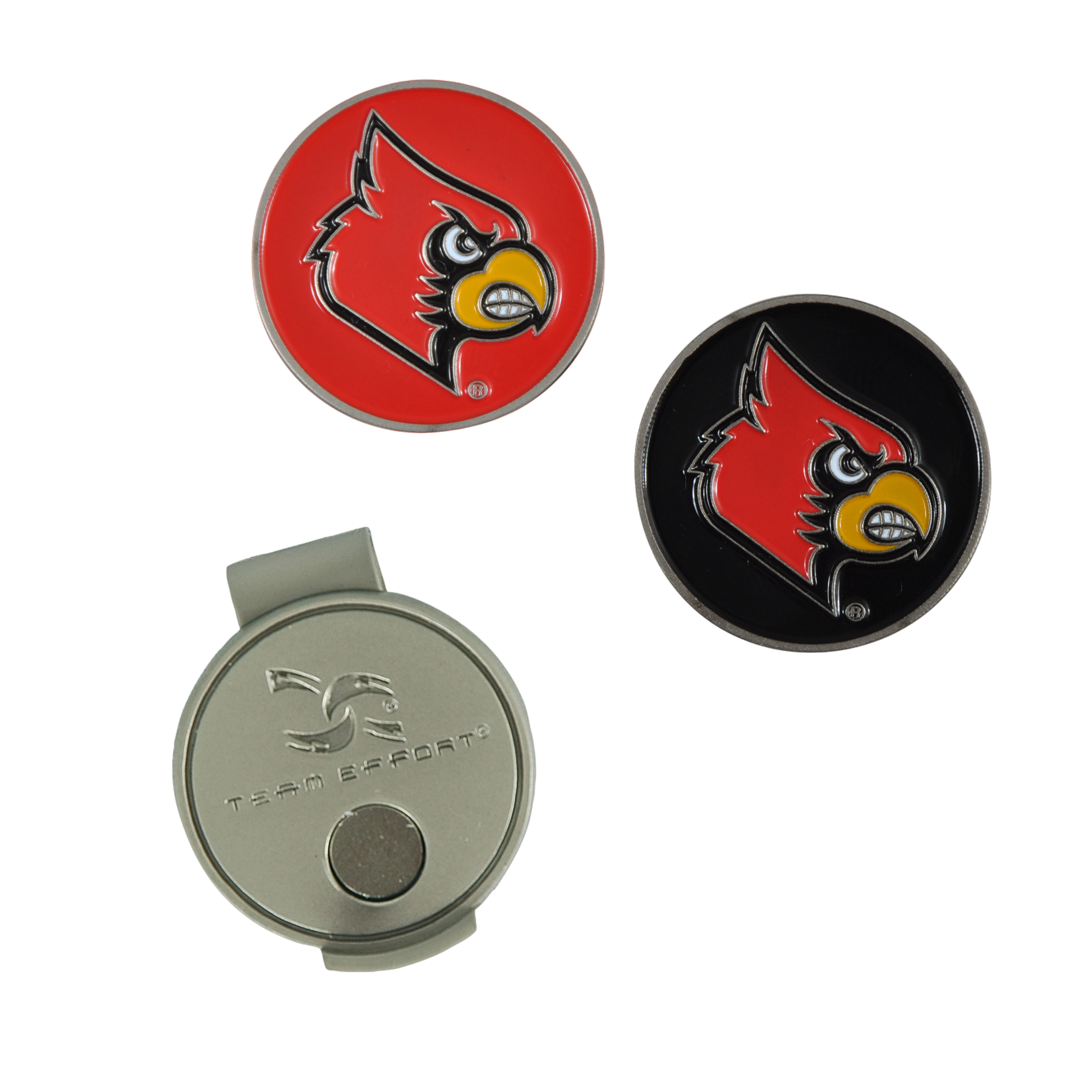 Team Effort Louisville Cardinals Hat Clip