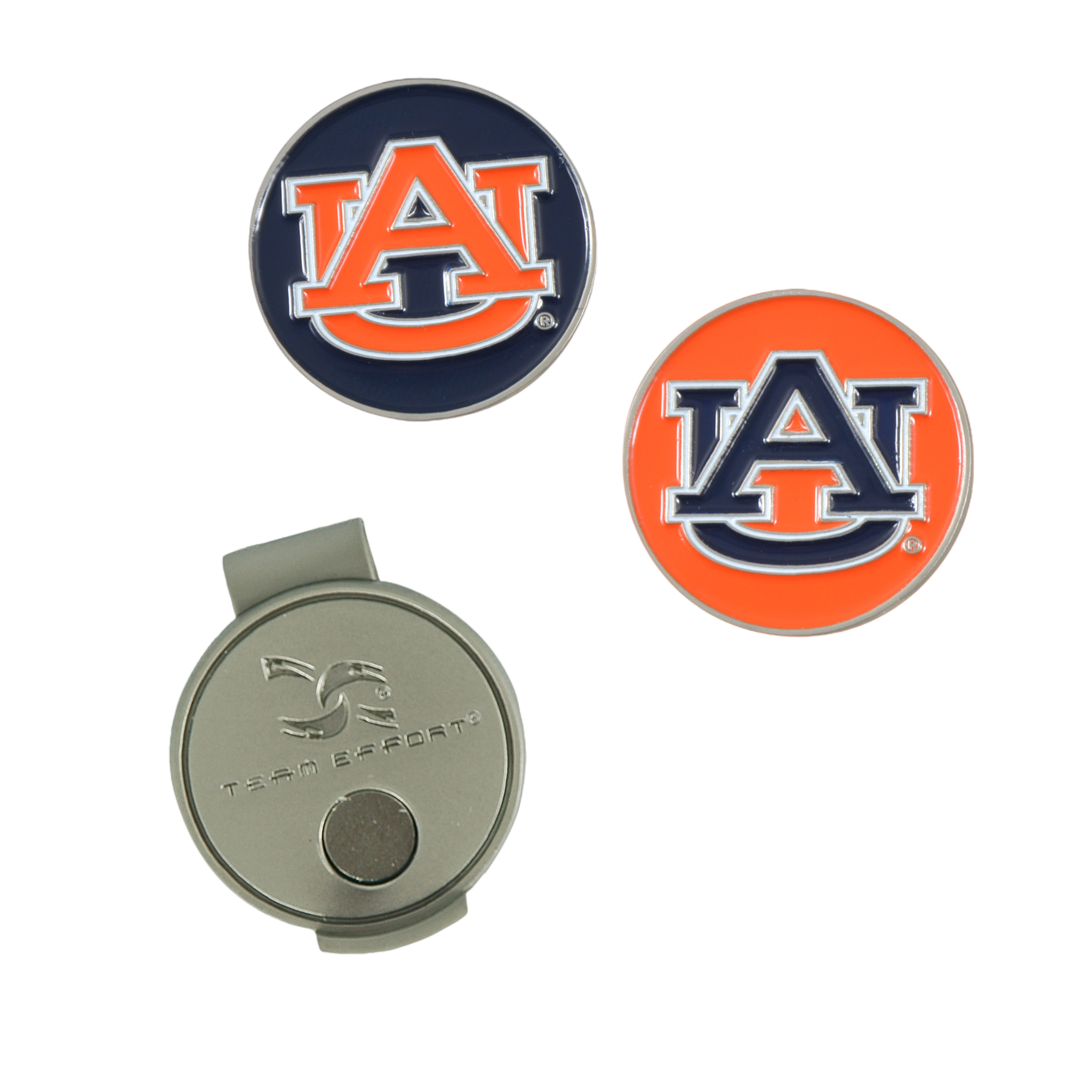 Team Effort  Auburn Hat Clip