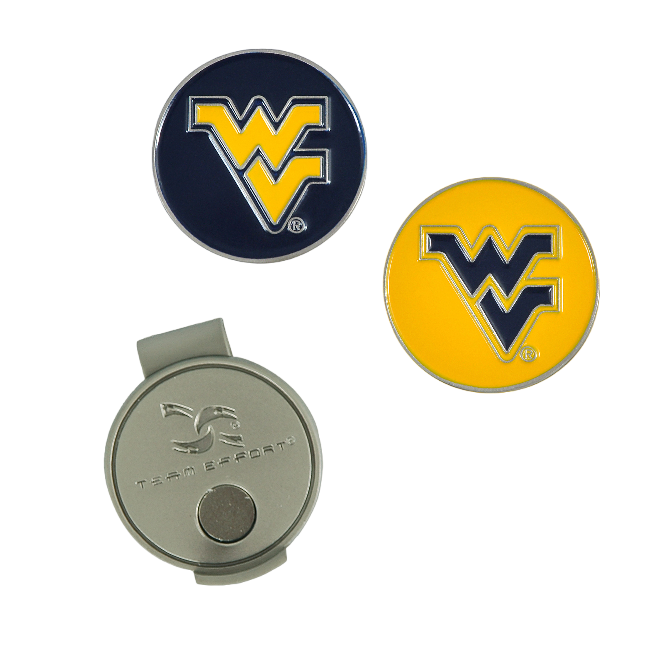 Team Effort West Virginia Mountaineers Hat Clip