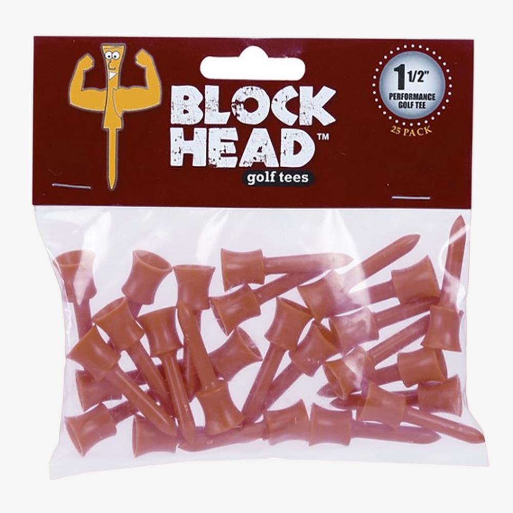 Block Head 1-1/2" Tees 25-Pack