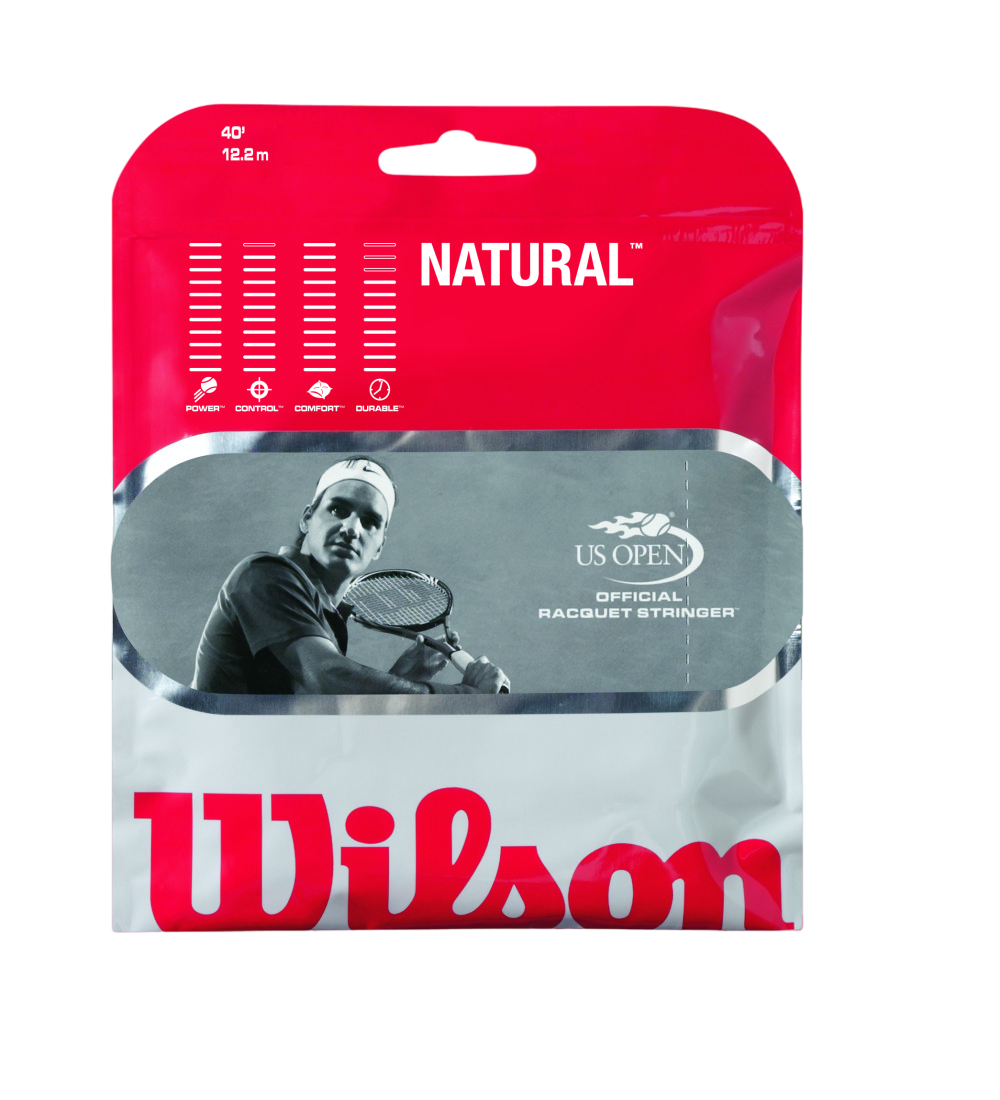 Natural Gut 17 Gauge String - Natural by Wilson: Find Wilson Tennis Strings