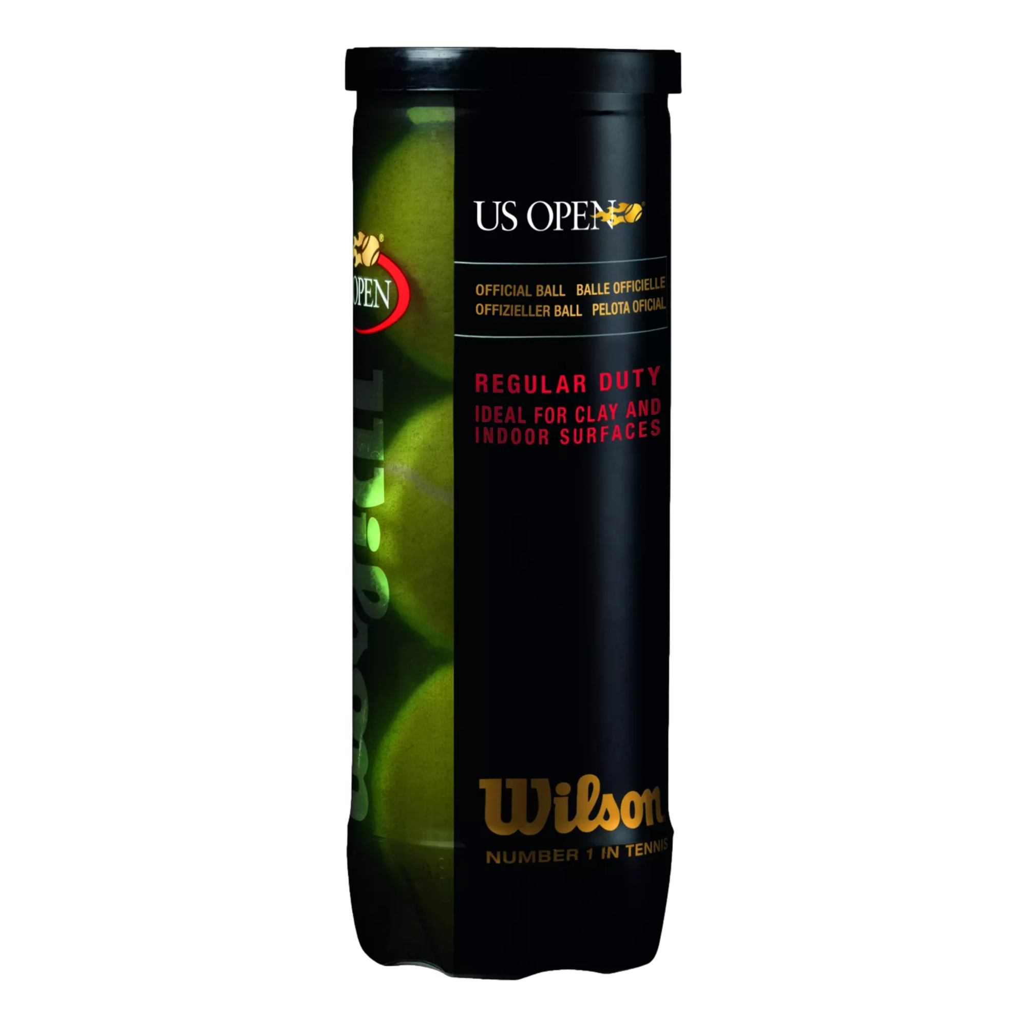 Wilson U.S. Open Tennis Balls - Regular Duty