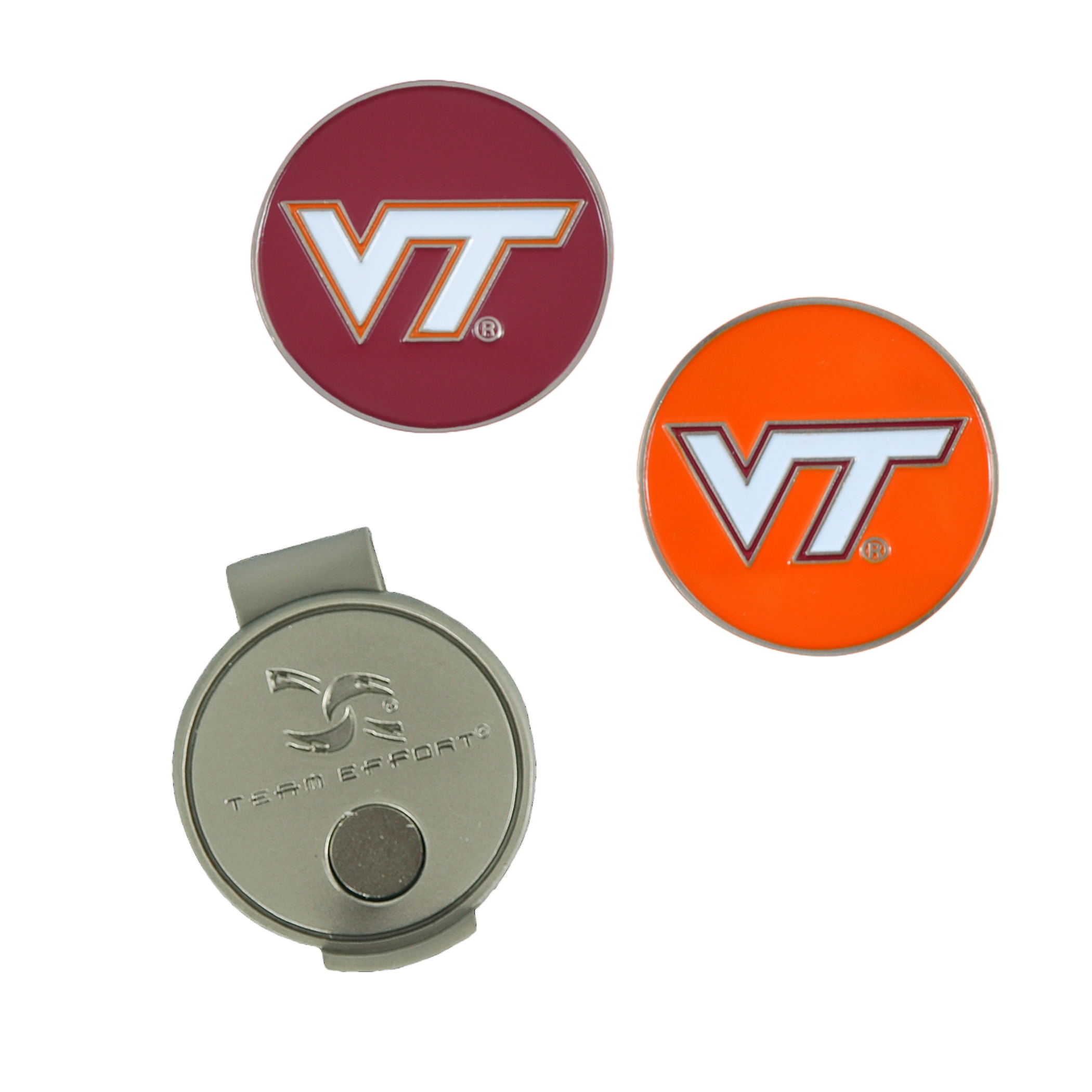 Team Effort Virginia Tech Hokies Hat Clip