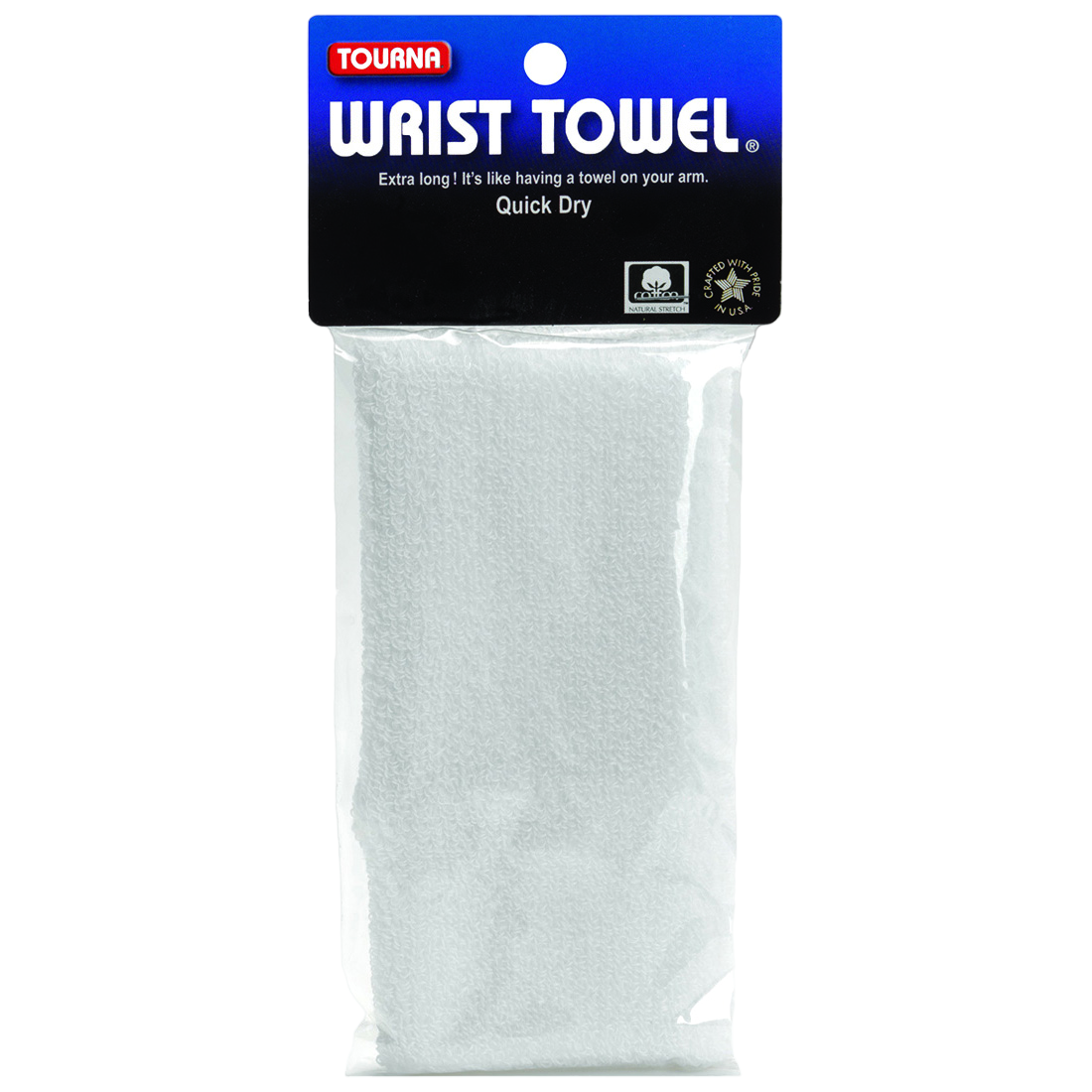TOURNA Wrist Towel -White