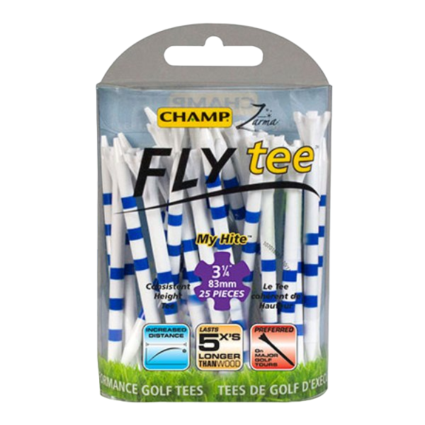 Champ Zarma FLY tee MyHite 3-1/4" Tee 25-Pack