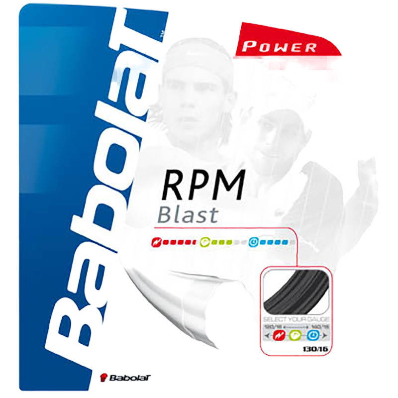 Babolat RPM Blast 17 Gauge String-Black