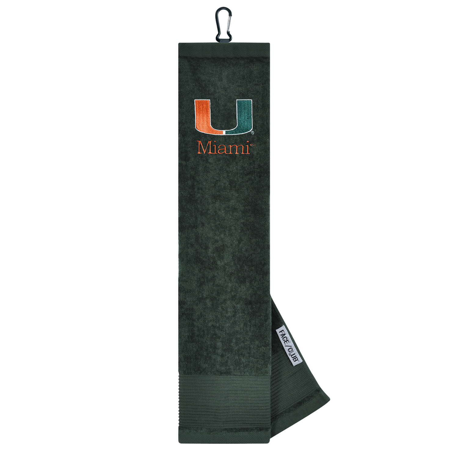 Team Effort Miami Hurricanes Tri-Fold Towel