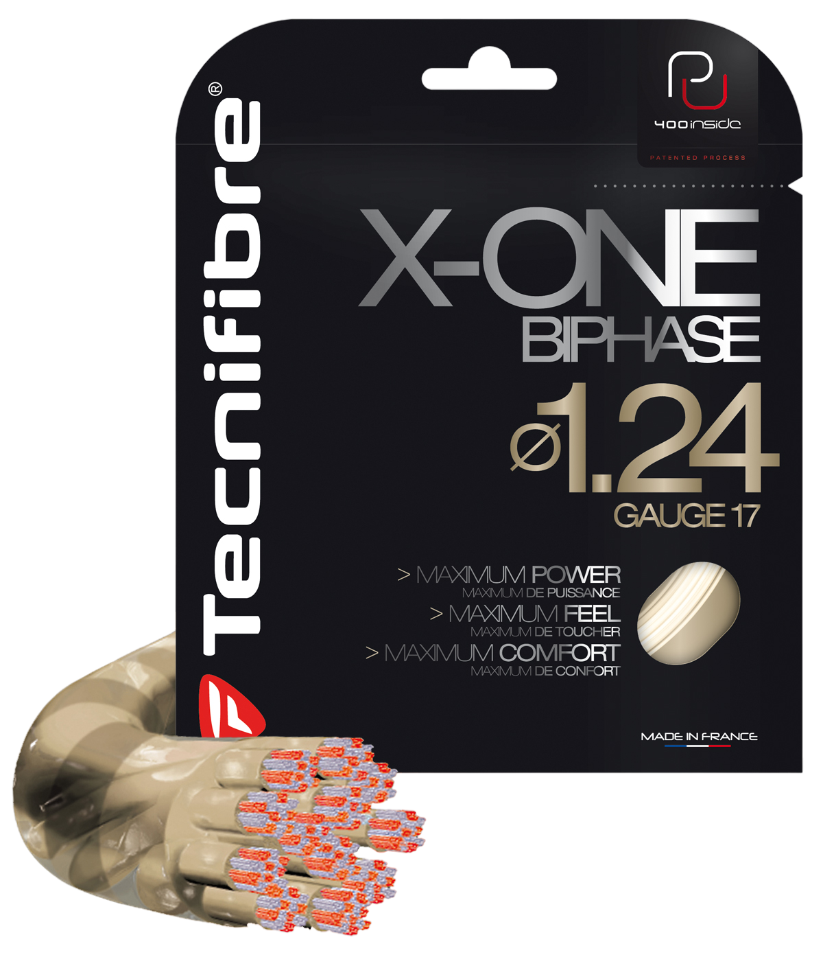 Tecnifibre X-One Biphase 17G String- Natural