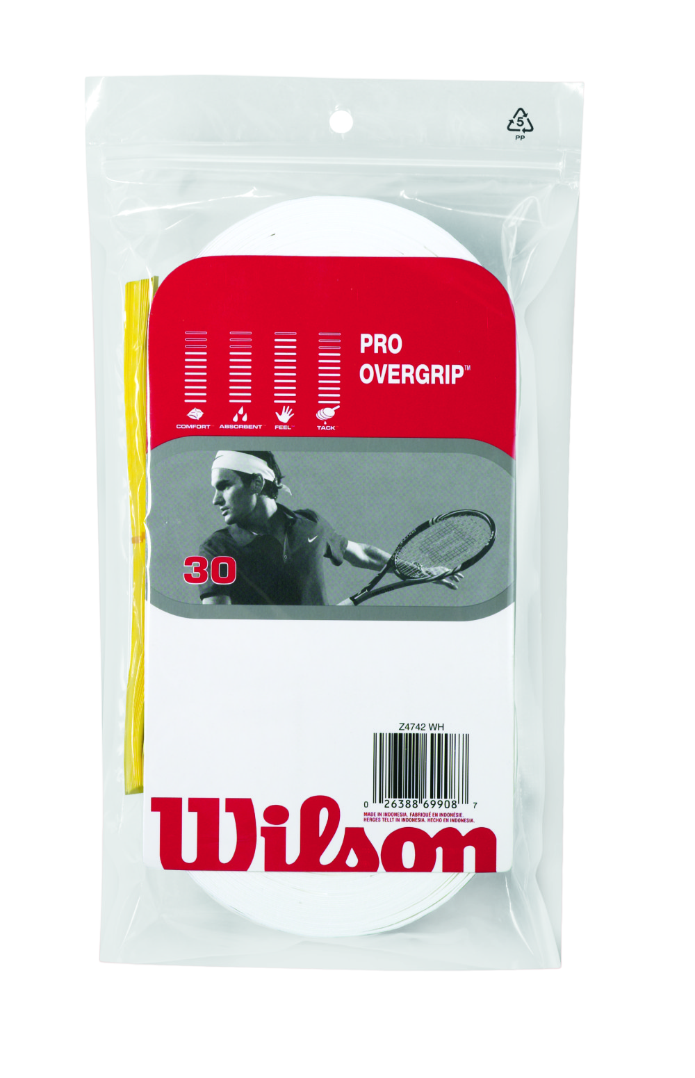 Wilson Pro Overgrip 30 Pack-White