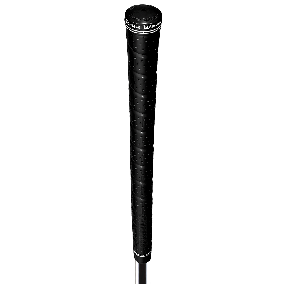 Tour Wrap 2G .58 Round Swing Grip - Black/White