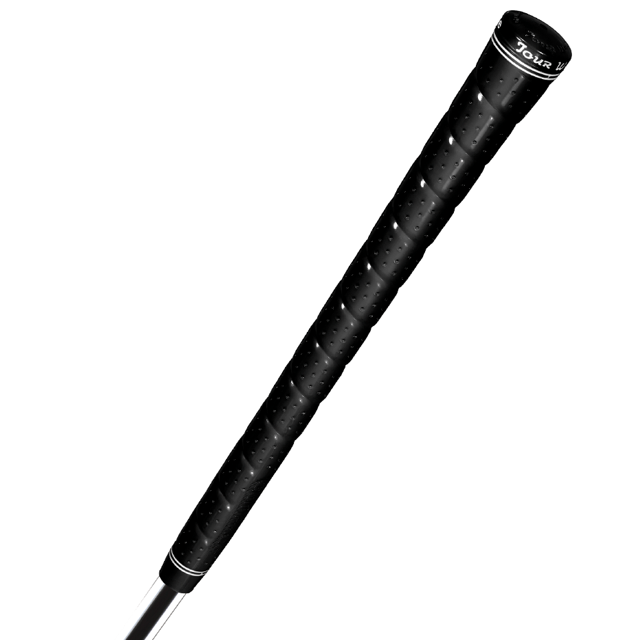 Tour Wrap 2G .58 Round Swing Grip - Black/White