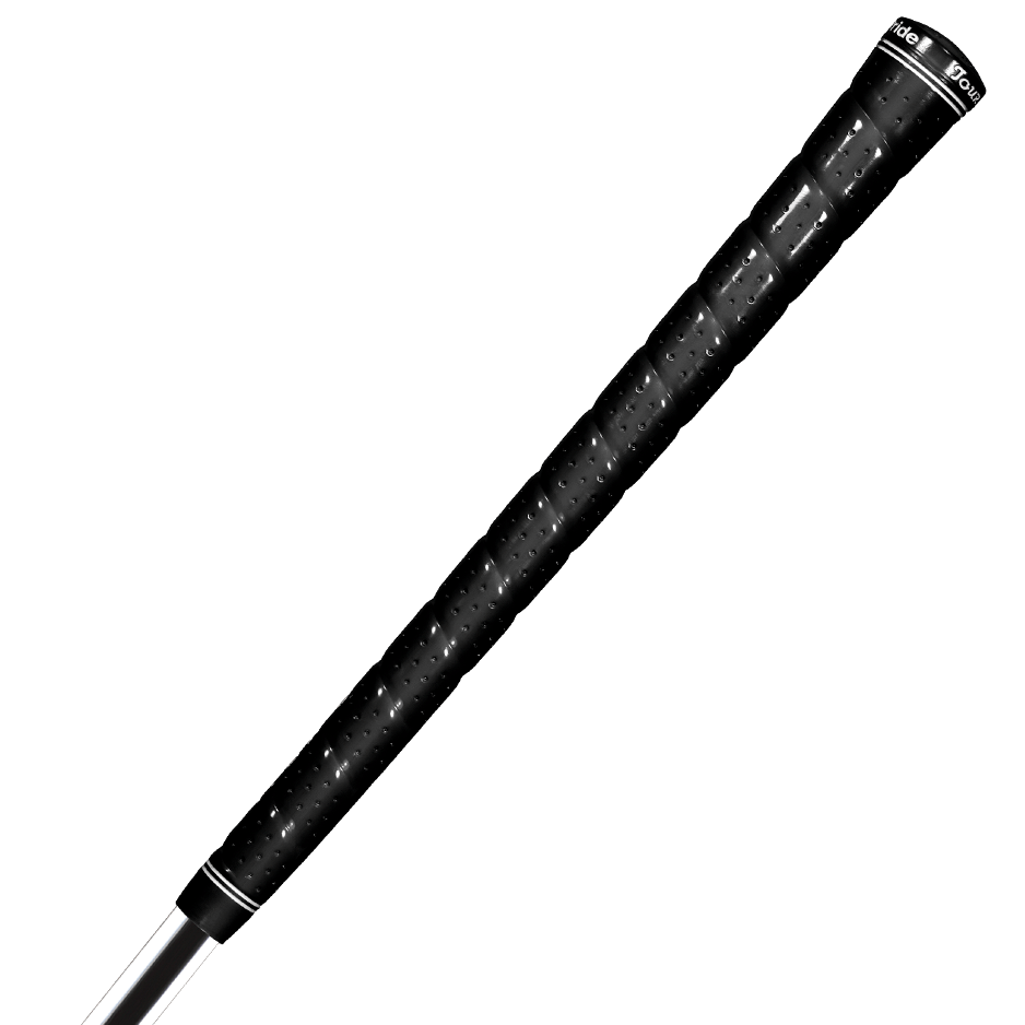 Tour Wrap 2G .58 Round Swing Grip - Black/White