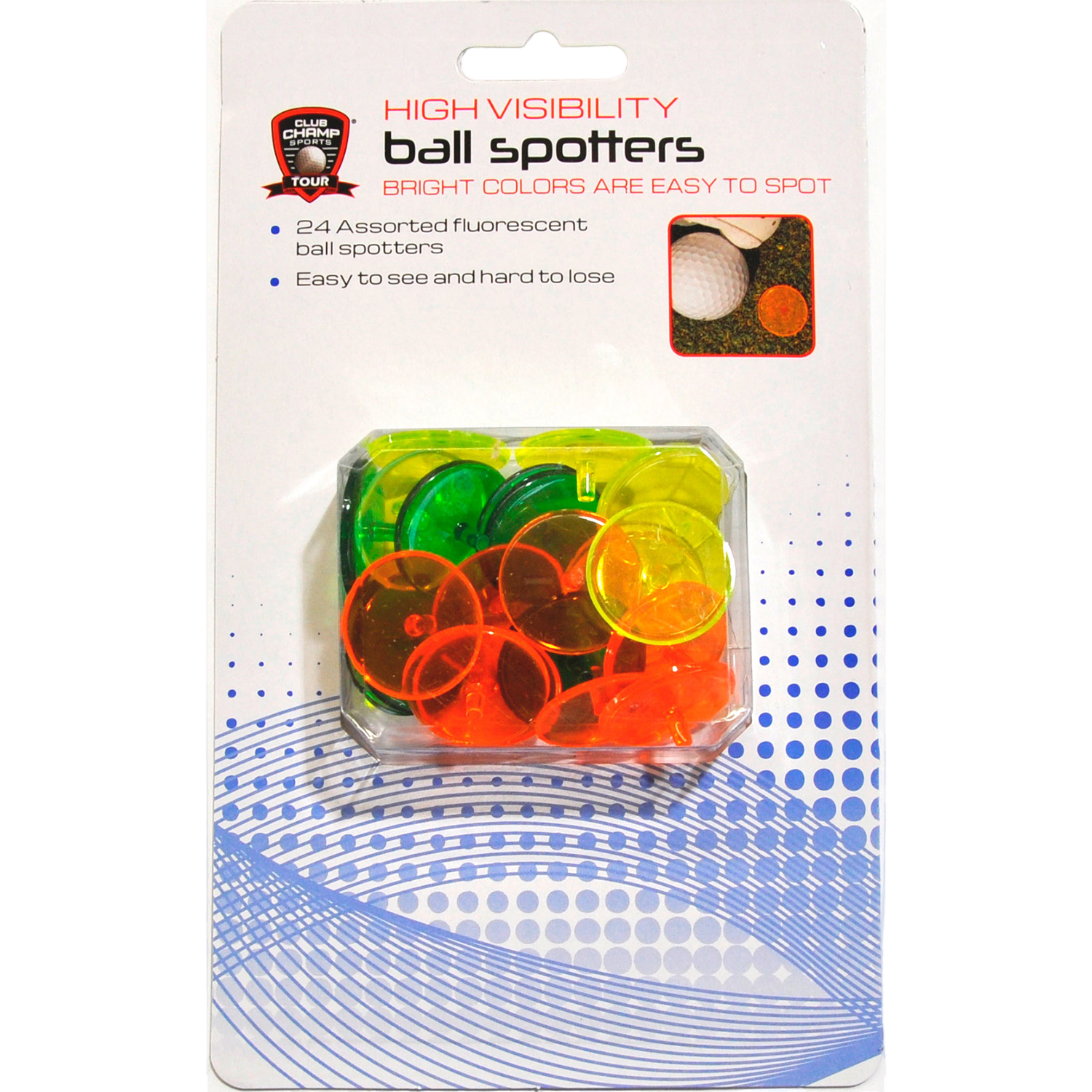 High Visibility Ball Markers - 24 Pack