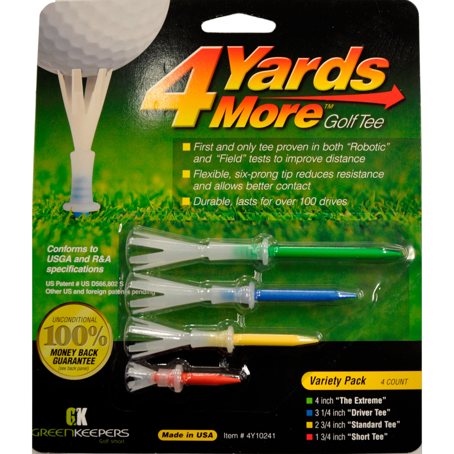 4YardsMore Assorted Tees 4-Pack