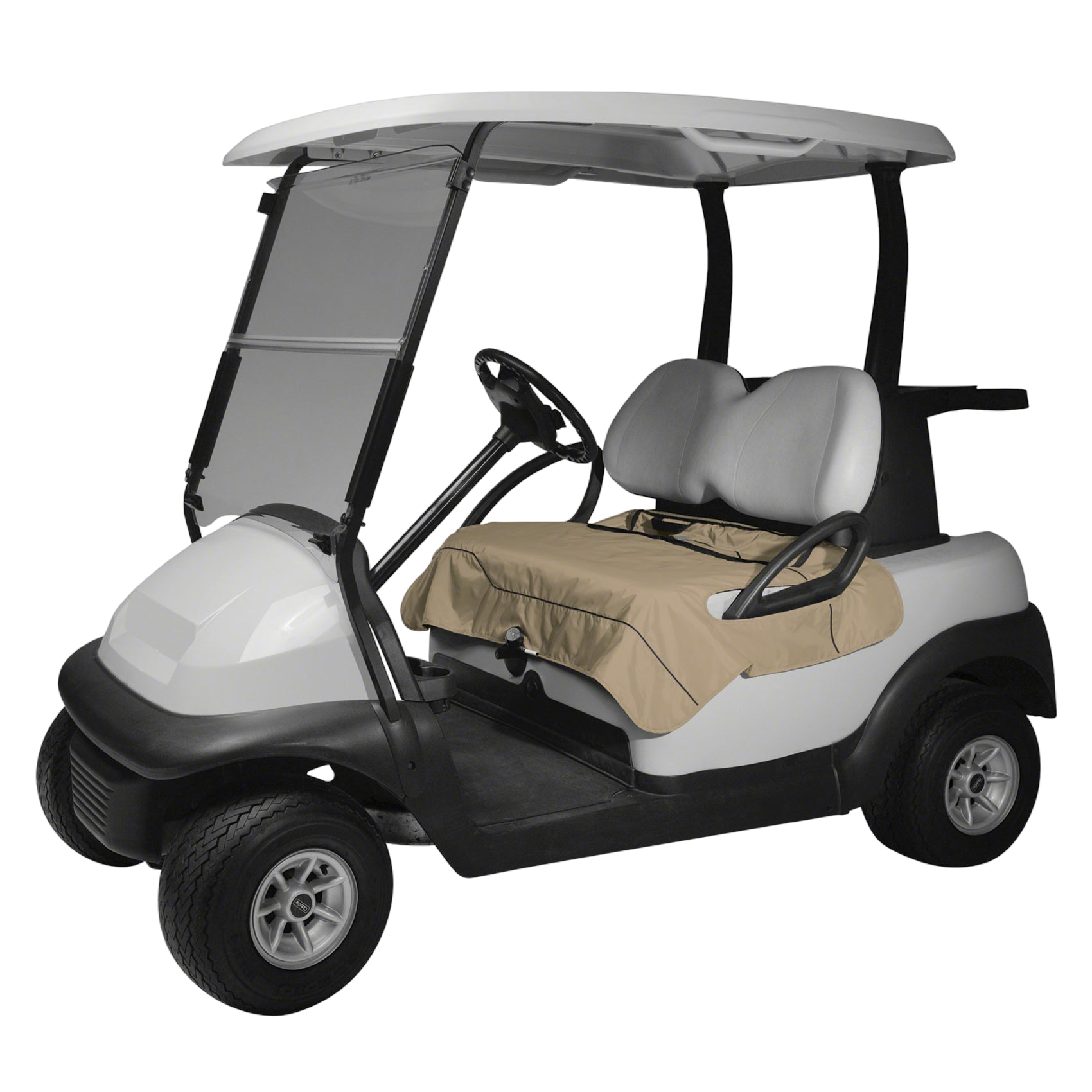 Classic Cart Fairway Golf Cart Seat Blanket - Light Khaki