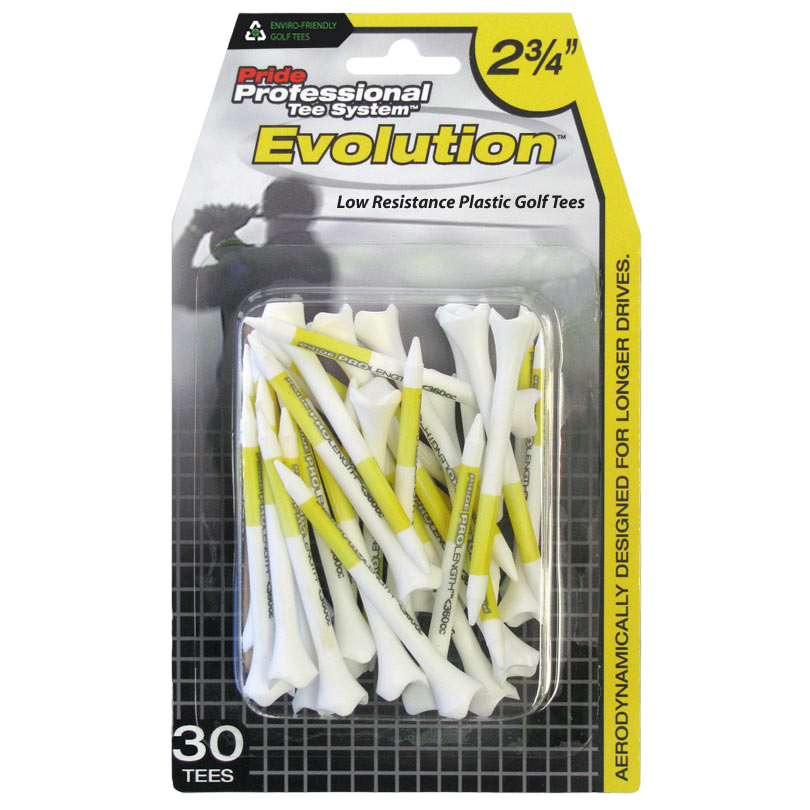 Pride Golf Evolution 2-3/4" Tees 24-Pack