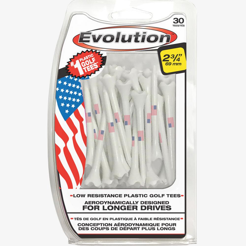 Professional Tee System USA 2-3/4" Golf Tees 30-Pack
