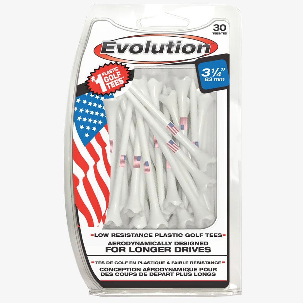 Professional Tee System USA 3-1/4" Golf Tees 30-Pack