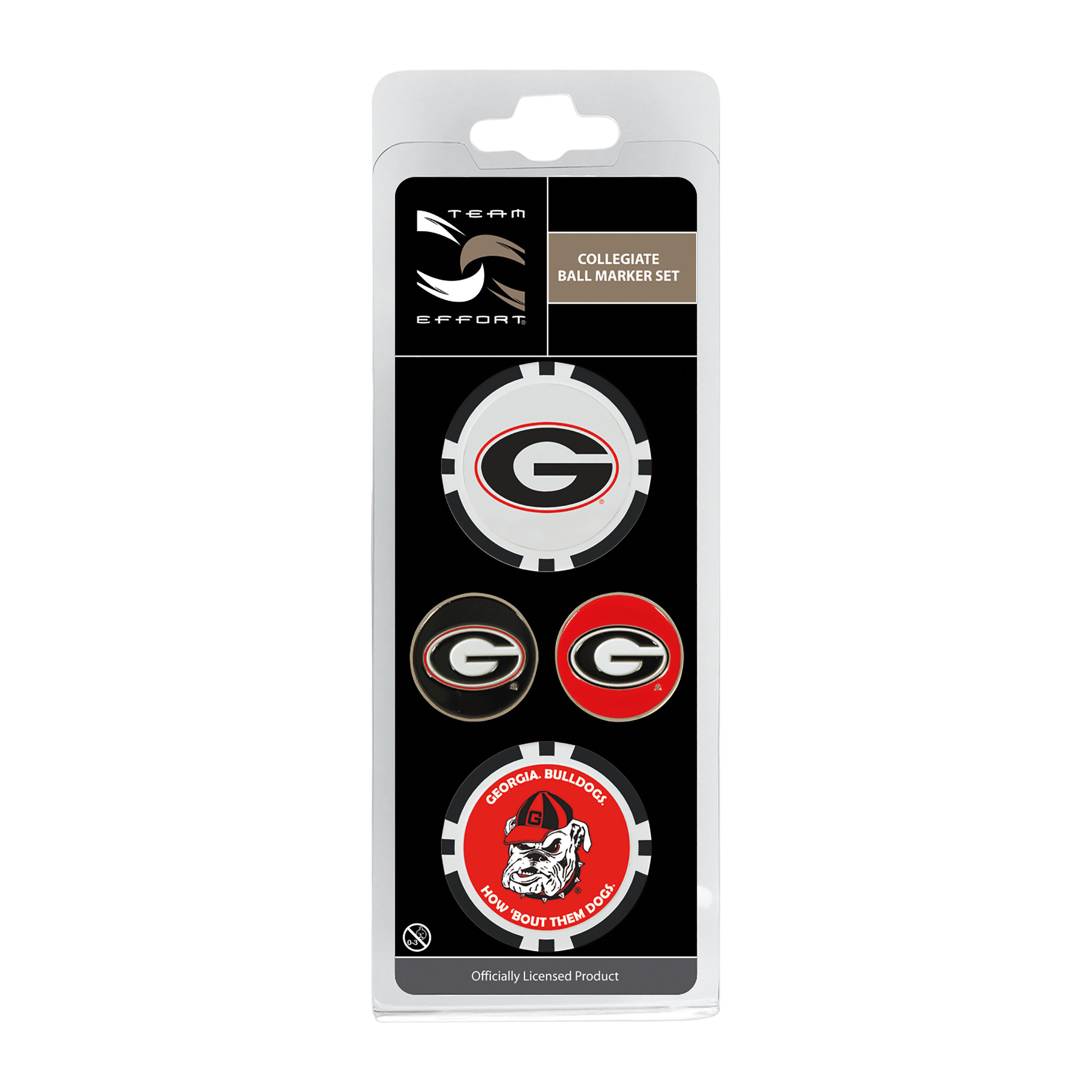 Team Effort UGA Ball Marker Set