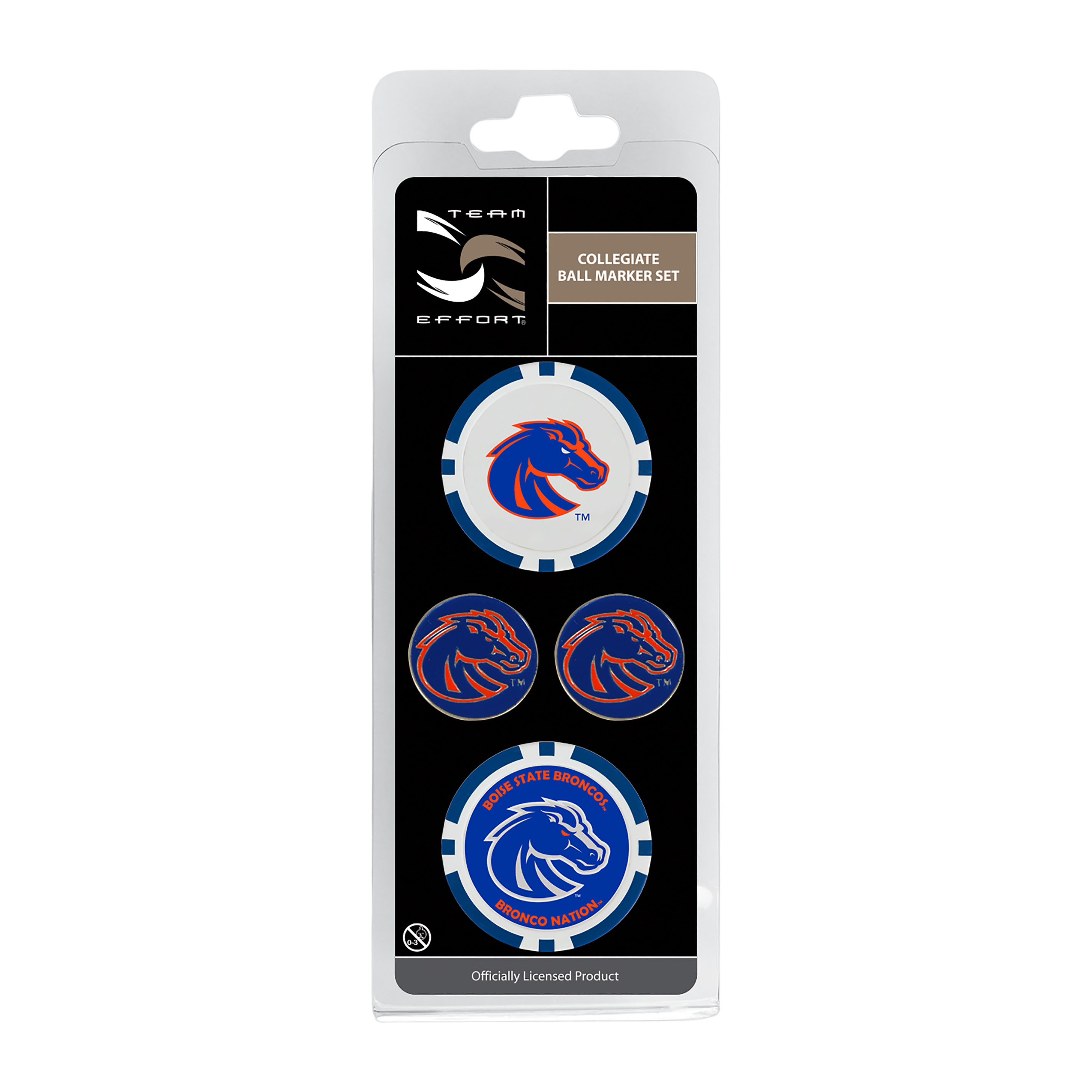 Team Effort Boise State Ball Marker