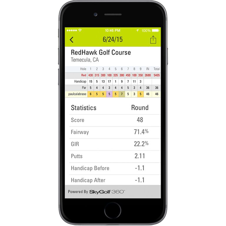 SkyGolf GameTracker