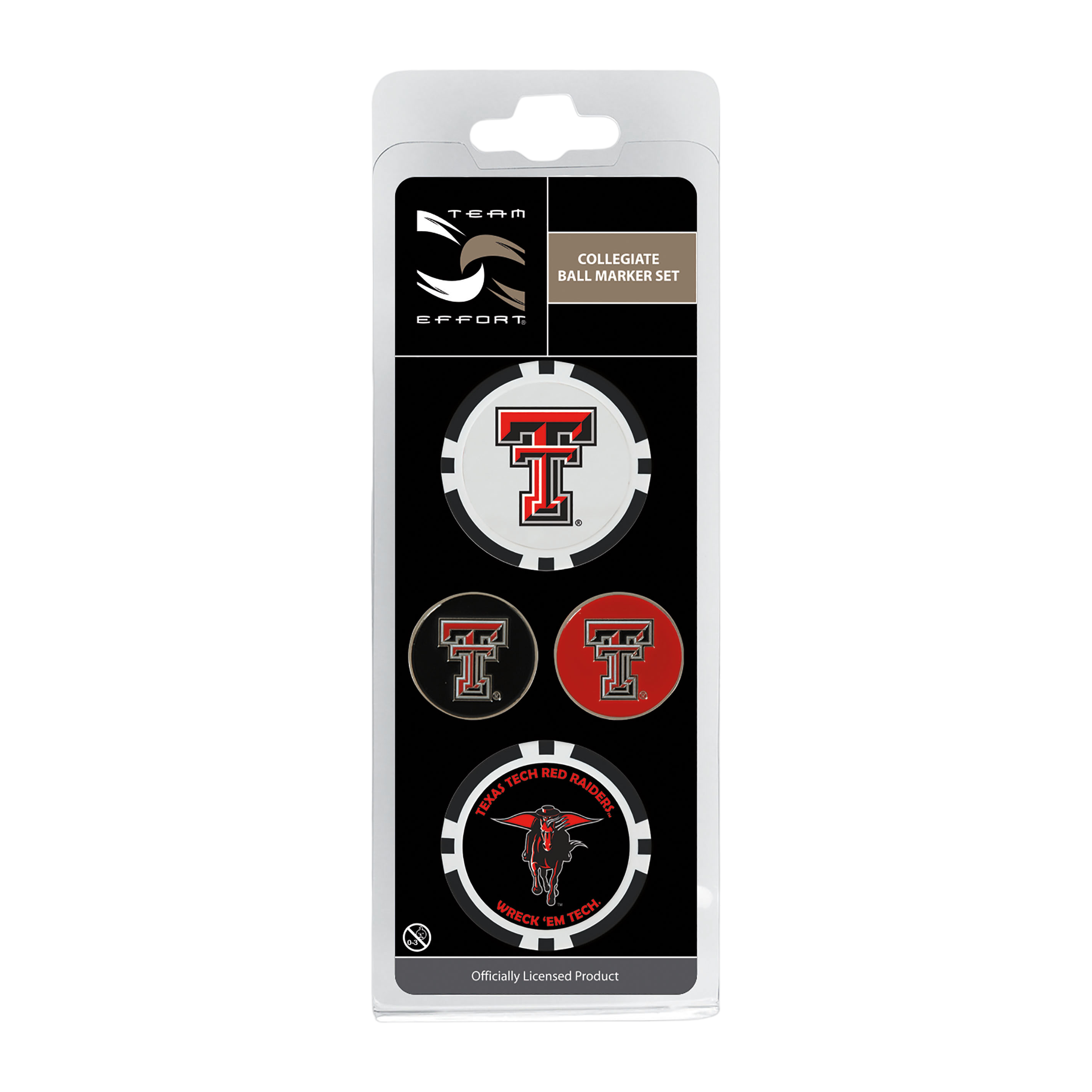 Team Effort Texas Tech Ball Marker