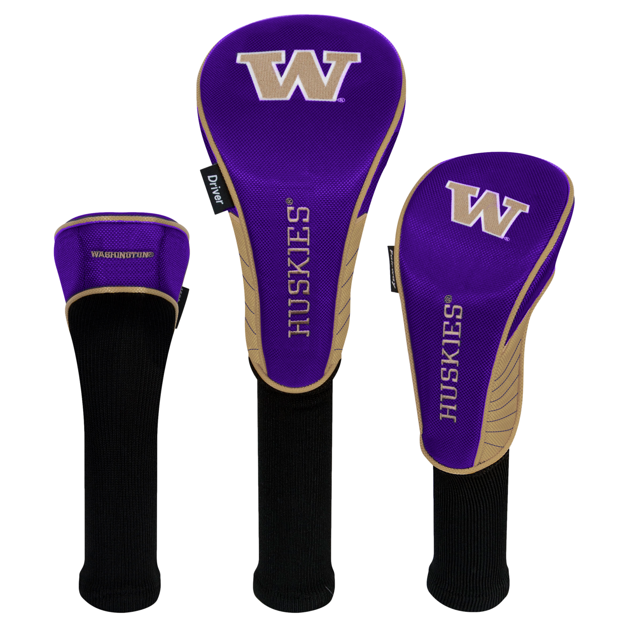 Washington Huskies Headcover Set of 3