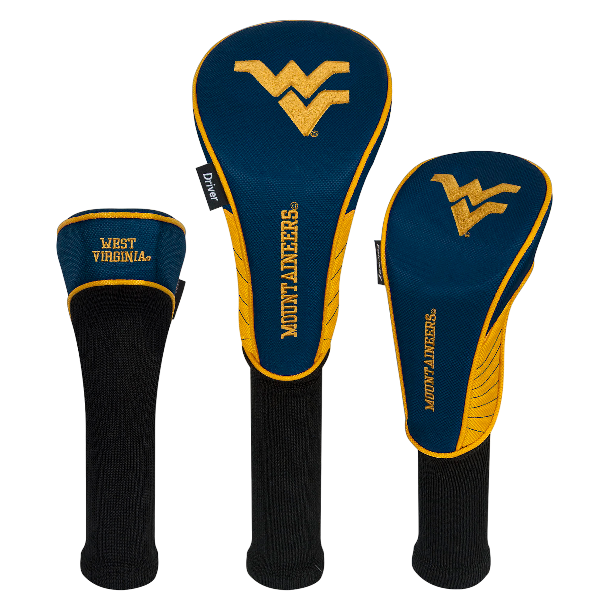 West Virginia Mountaineers Headcover Set of 3