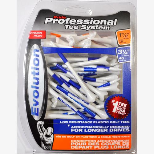 Professional Tee System 1-1/2" & 3-1/4" Evolution Tees 50-Pack
