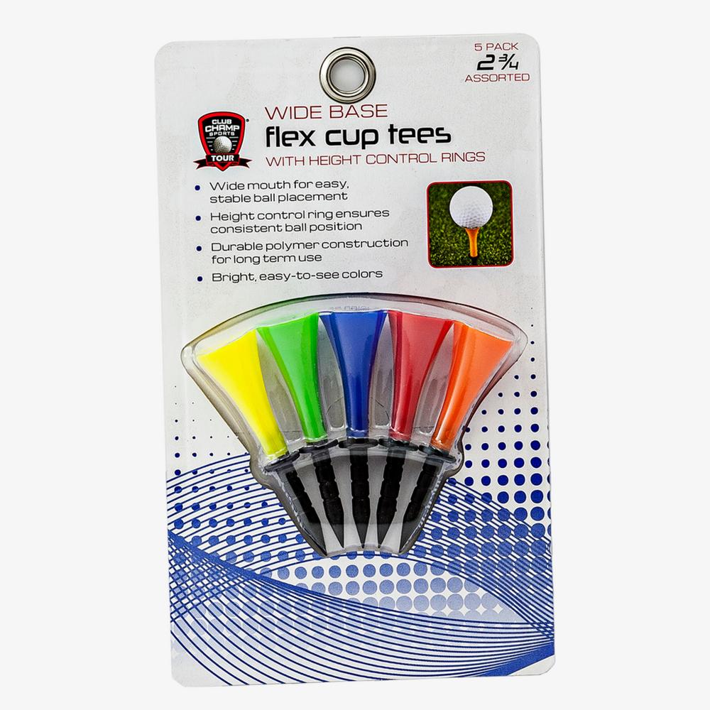 Flex Cup Wide Base 2-3/4" Tees 5-Pack