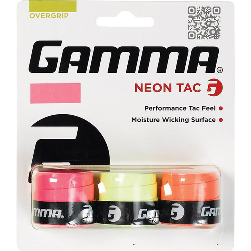 Gamma Neon Tac Overgrip - 3 Pack