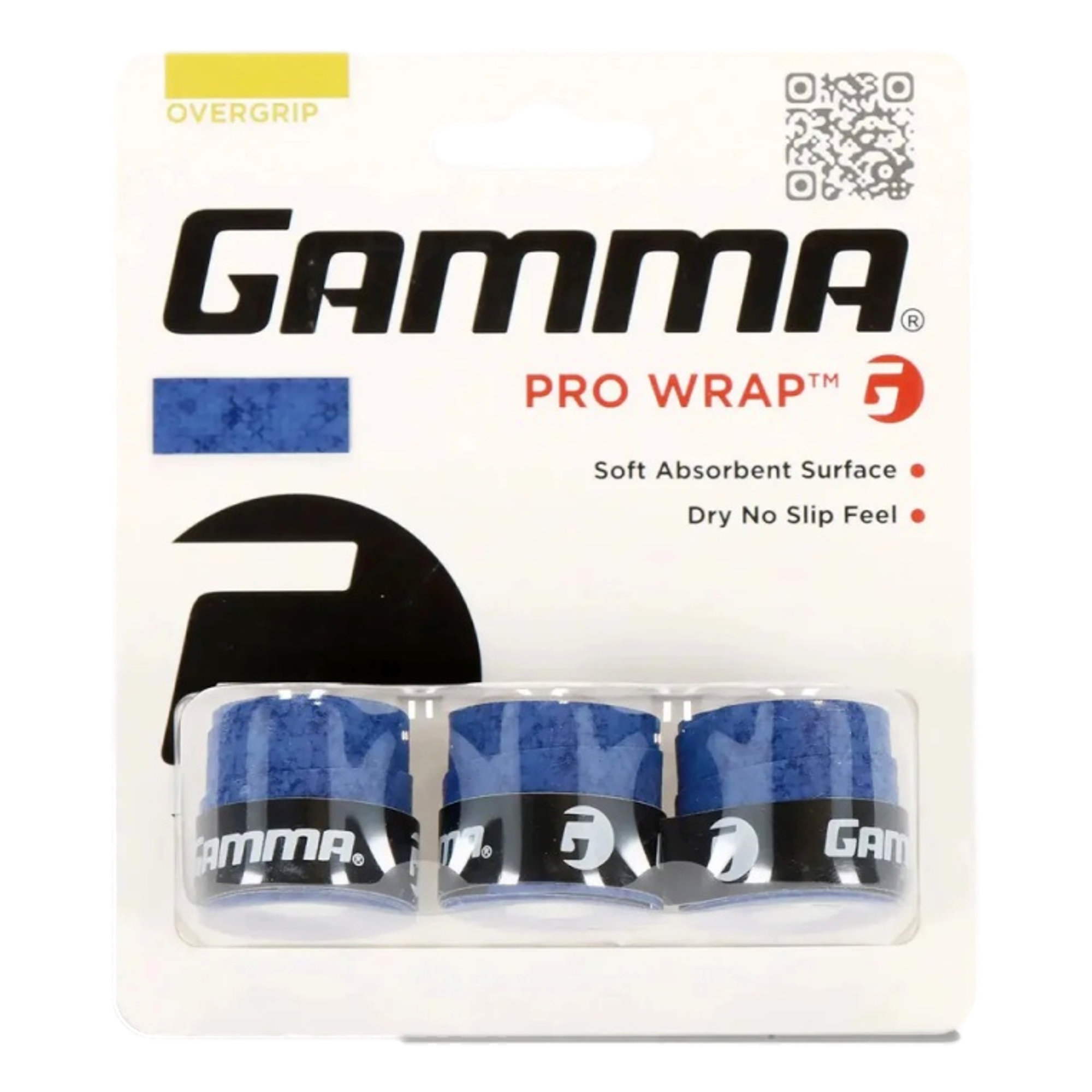 Gamma Pro Wrap Overgrip - 3 Pack