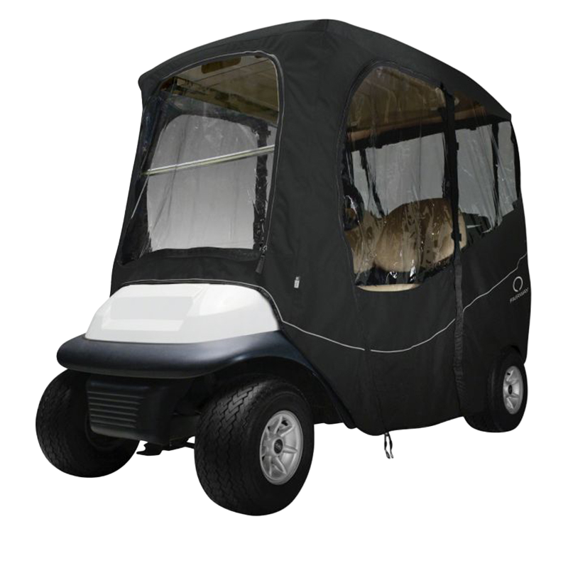 Classic Cart Accessories Fairway Deluxe Golf Car Enclosure - Short Roof