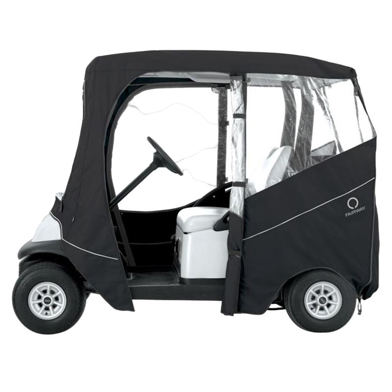Classic Cart Accessories Fairway Deluxe Golf Car Enclosure - Short Roof