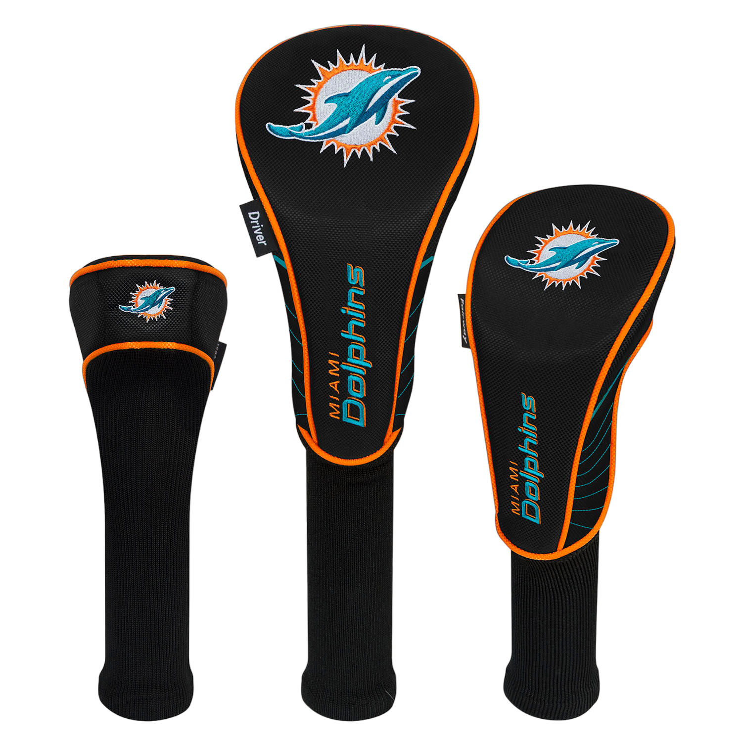 Miami Dolphins Set of 3 Headcovers