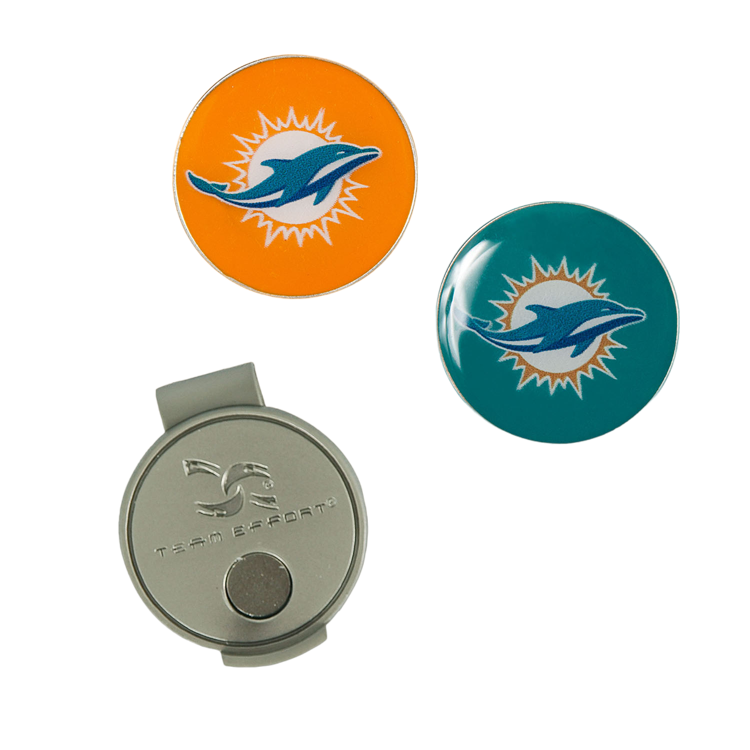 Team Effort Miami Dolphins Hat Clip & Ball Marker
