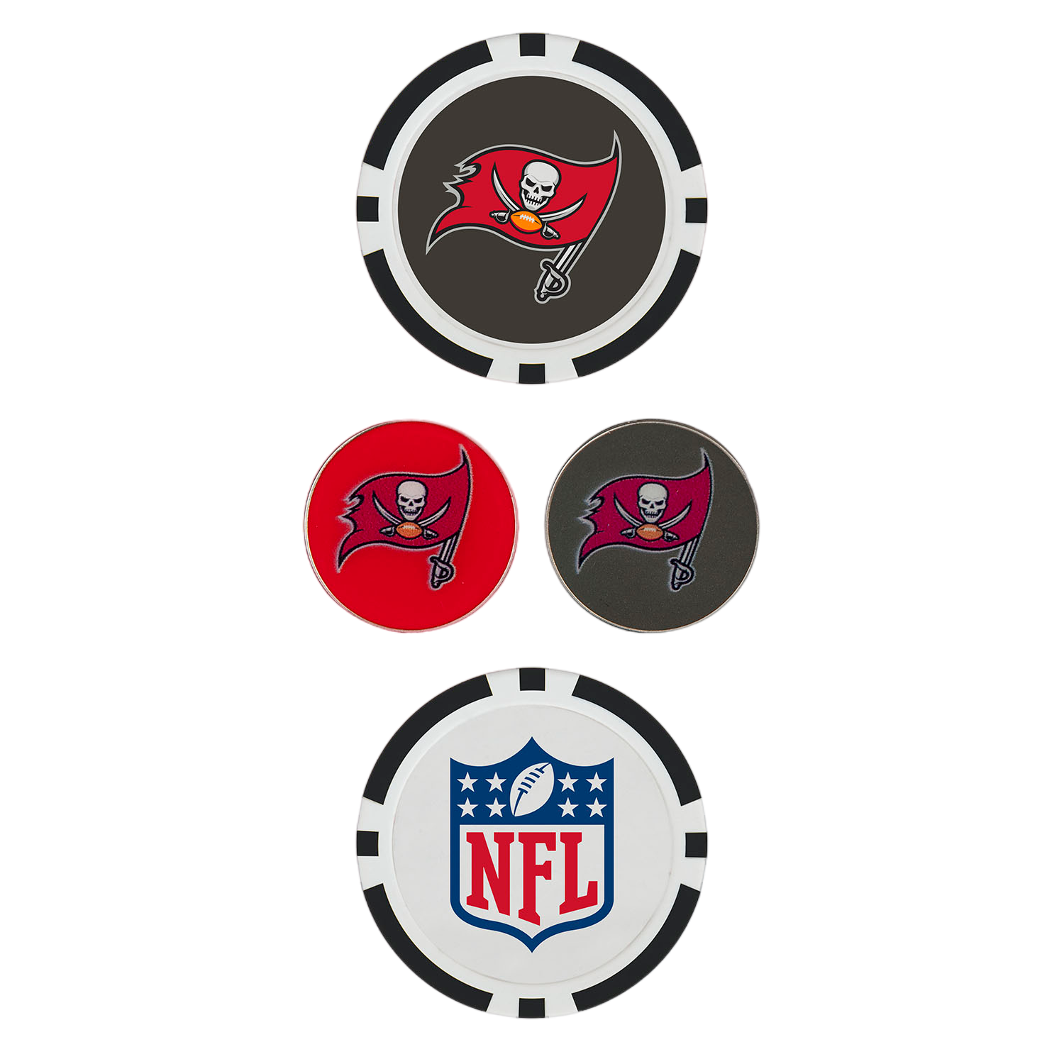 Team Effort Tampa Bay Buccaneers Ball Marker Set
