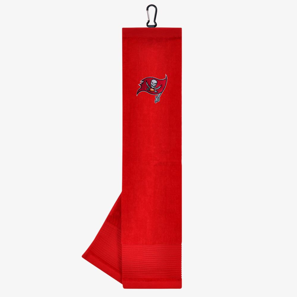 Team Effort Tampa Bay Buccaneers Face/Club Tri-Fold Embroidered Towel