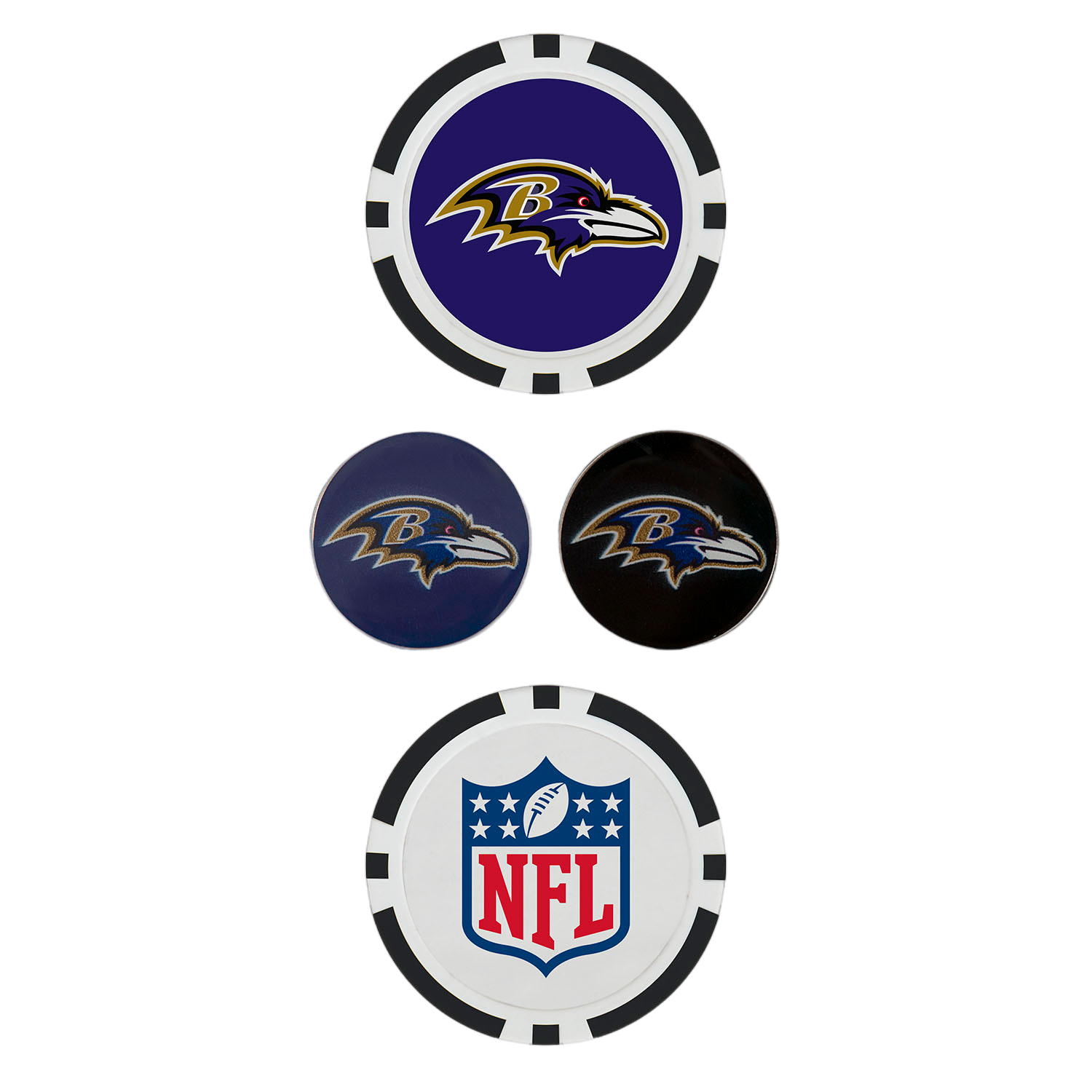 Team Effort Baltimore Ravens Ball Marker Set