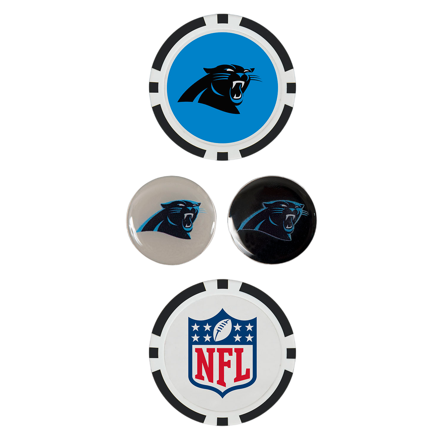 Team Effort Carolina Panthers Ball Marker Set