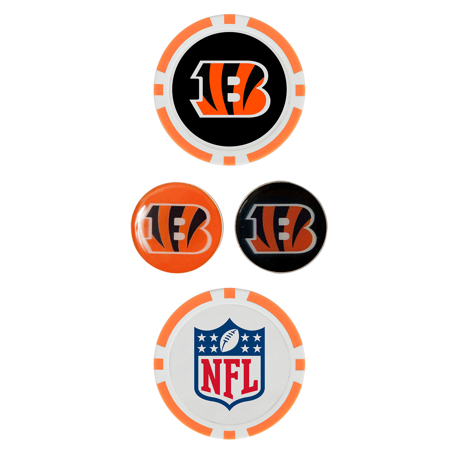 Team Effort Cincinnati Bengals Ball Marker Set