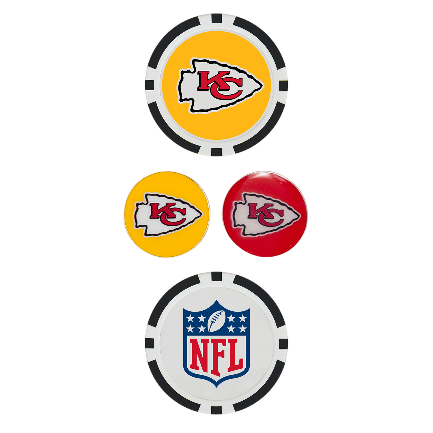 Team Effort Kansas City Chiefs Ball Marker Set