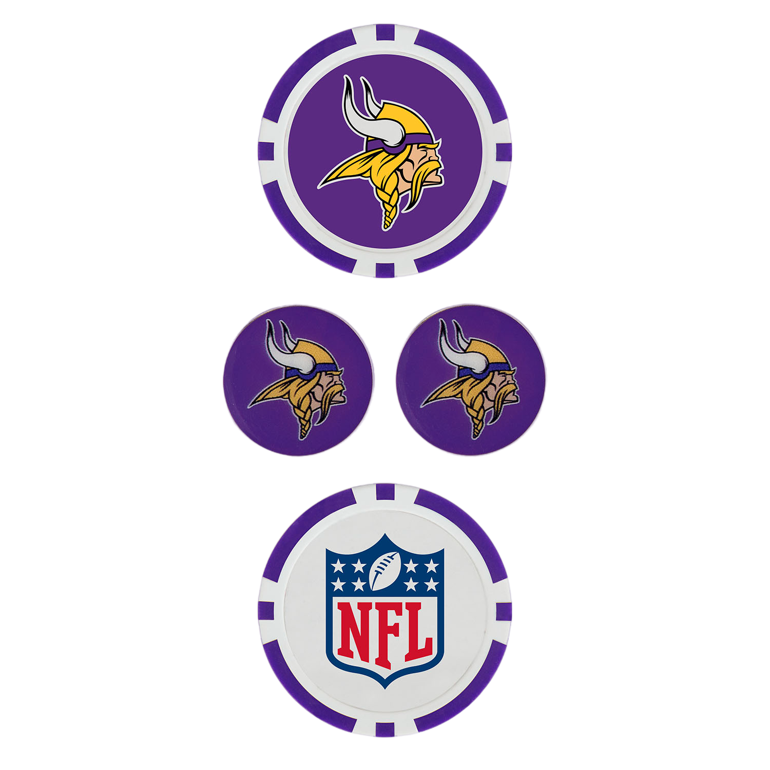 Team Effort Minnesota Vikings Ball Marker Set
